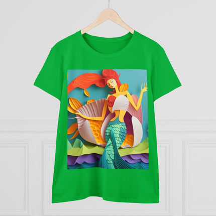 Charming Mermaid Women's Midweight Cotton Tee
