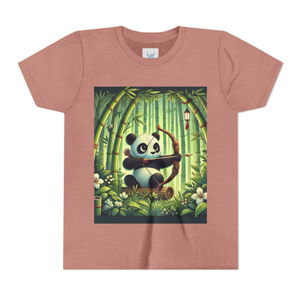 Bamboo Archer Panda Youth Short Sleeve Tee
