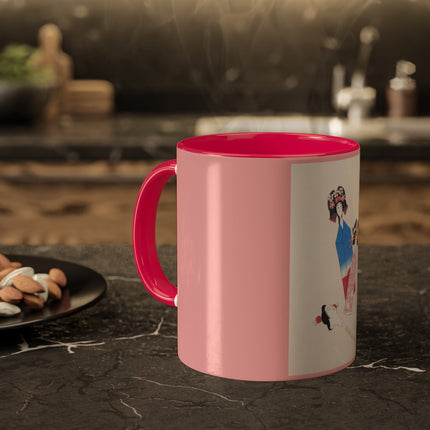 Illustrations of Japanese Toys Pl.001 by Kawasaki Kyosen Colorful Mugs, 11oz