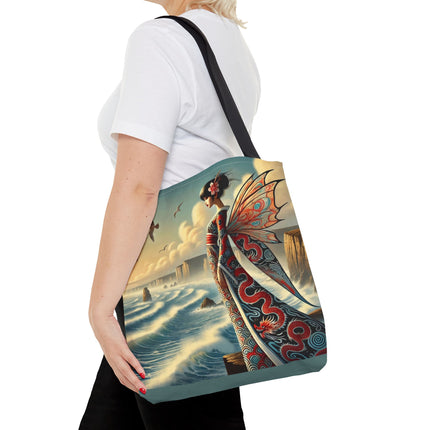 The Coastal Fairy Tote Bag – Serene Grace & Oceanic Magic