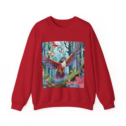 Colorful Raptor Unisex Heavy Blend™ Crewneck Sweatshirt