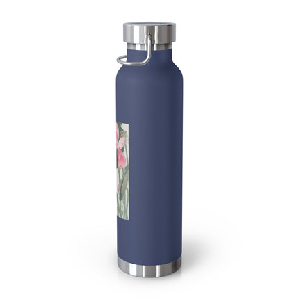 Blooming Lotus Flowers by Ohara Koson Vacuum Insulated Bottle, 22oz
