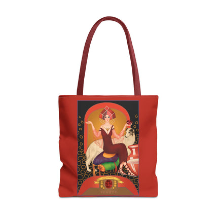 Astrology Gem Series: January & Garnet Tote Bag