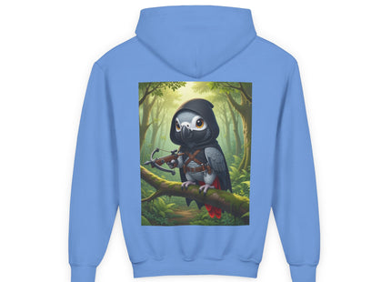 The African Grey Sentinel Youth Heavy Blend Hooded Sweatshirt