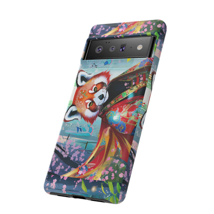 Cybernetic Red Panda Phone Cases