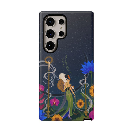 🌙🕯️ The Lady Of The Midnight Garden Phone Case – Art Deco Nocturne