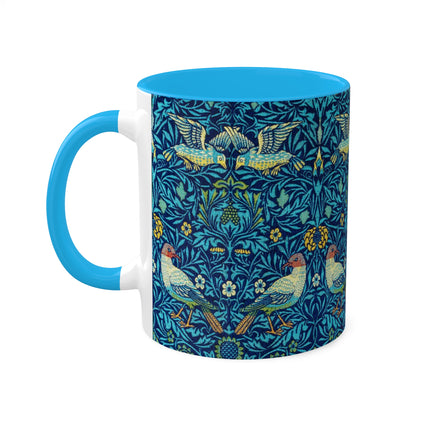 Bird by William Morris Colorful Mugs, 11oz