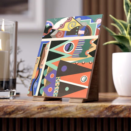 Collection decors et couleurs Pl.03 by Georges Valmiers Ceramic Tile