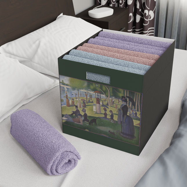 A Sunday on La Grande Jatte by Georges Seurat Felt Storage Box