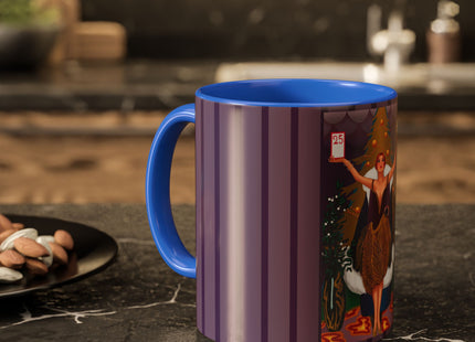 Countdown to Christmas Elegance Colorful Mugs (11oz, 15oz)