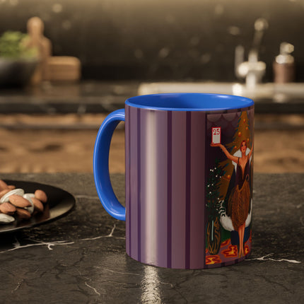 Countdown to Christmas Elegance Colorful Mugs (11oz, 15oz)