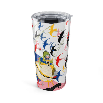 Flight of the Songbirds 20oz Tumbler – Theatrical Whimsy & Colorful Harmony