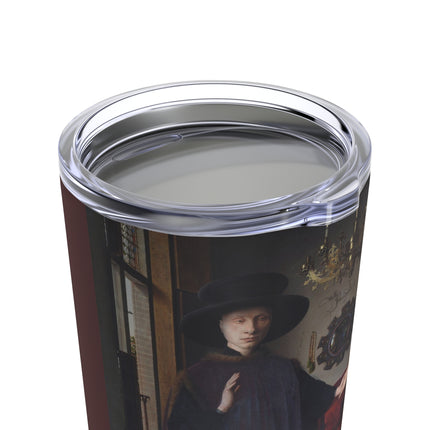 Arnolfini Portrait by Jan Van Eyck Tumbler 20oz