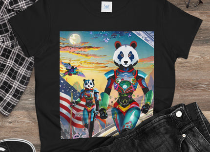 Cyber Punk Robots Cotton Tee