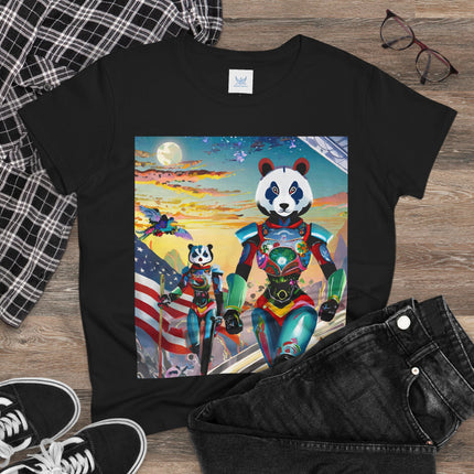 Cyber Punk Robots Cotton Tee