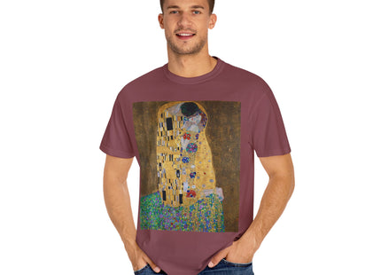 The Kiss by Gustav Klimt Unisex Garment-Dyed T-shirt