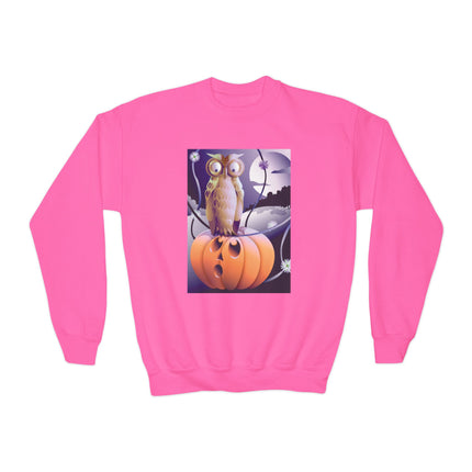The Startled Pumpkin Youth Crewneck Sweatshirt