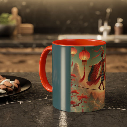The Lantern Walker Colorful Mugs (11oz, 15oz)