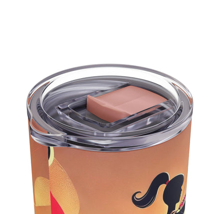 Art Deco Valentine's Romance Skinny Matte Tumbler, 20oz