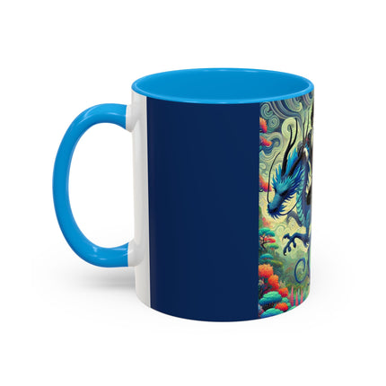 Mystic Guardian of the Sky Light Colorful Mugs (11oz, 15oz)