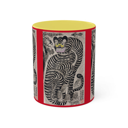 Talismanic Tiger Colorful Mugs, 11oz