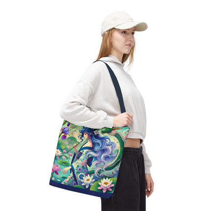 Fairy of the Koi Pond Tote Bag – Mystical Harmony & Pond Enchantment