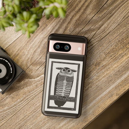 Horned Owl by Samuel Jessurun de Mesquita Phone Cases