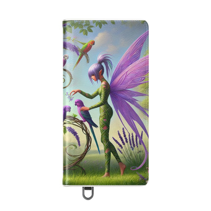 🧚🦜 Lavender-Winged Fairy Flip Case – Dreamy Elegance & Spring Whimsy