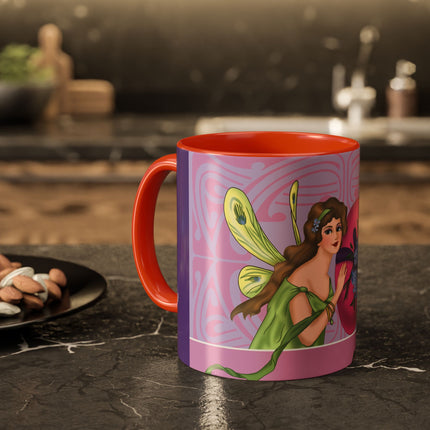 The Fairy’s Blossom Colorful Mugs (11oz, 15oz)