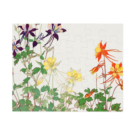 Aquilegia Flower by Tanigami Kônan Jigsaw Puzzle (30, 110, 252, 500-Piece)