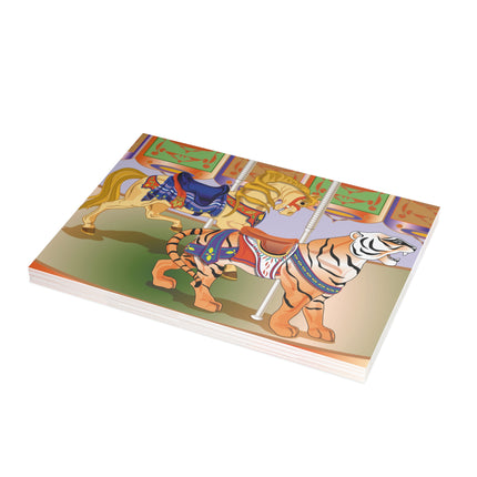 Carousel Splendor Greeting Cards (1, 10, 30, and 50pcs)