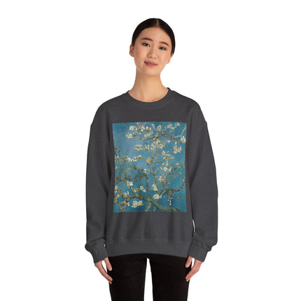 Almond Blossom by Vincent van Gogh Heavy Blend™ Crewneck Sweatshirt