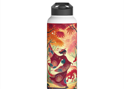 The Dragon Fairy’s Dance Stainless Steel Water Bottle, Standard Lid