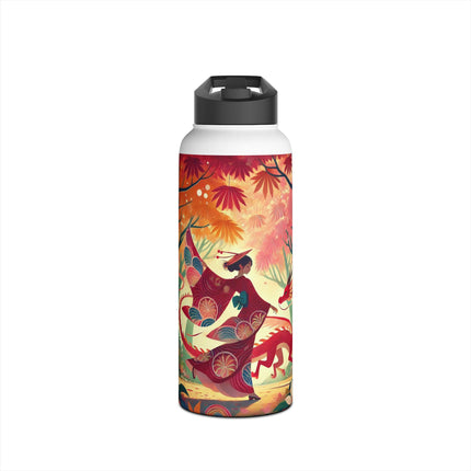 The Dragon Fairy’s Dance Stainless Steel Water Bottle, Standard Lid