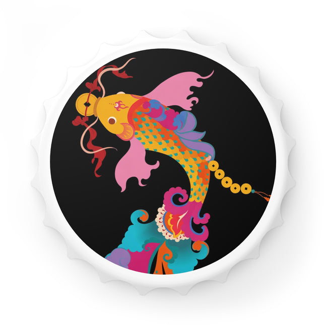 Golden Koi Bottle Opener – Lucky Swim & Vibrant Fortune