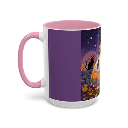 🎃🌙 The Pumpkin Moon Dress Colorful Mug – Whimsical Halloween Fashion