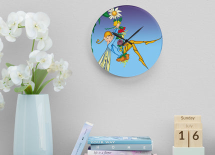 A Fairy's Delight Acrylic Wall Clock