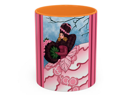 Winter Rose Empress Colorful Mugs (11oz, 15oz)
