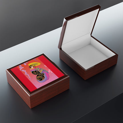 Enchanting Geisha Jewelry Box