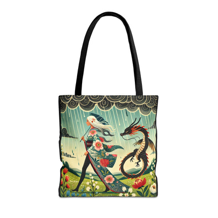 The Dragon Fairy’s Stride Tote Bag – Grace, Strength & Mythic Adventure
