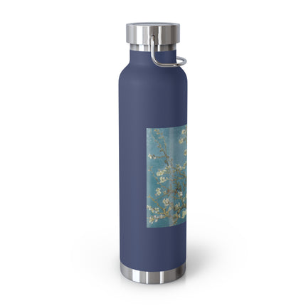 Almond Blossom by Vincent van Gogh Copper Vacuum Insulated Bottle, 22oz
