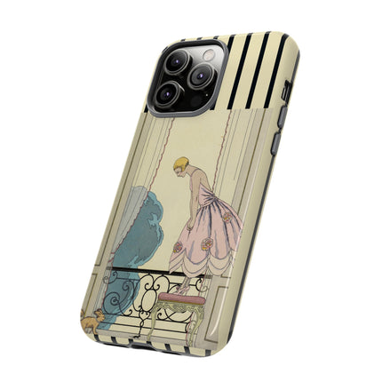 Falbalas et fanfreluches, La Souris by George Barbier Phone Cases