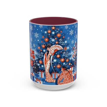 🎋❄️ The Winter Lantern Celebration Colorful Mug – Elegant Asian Christmas Fantasy