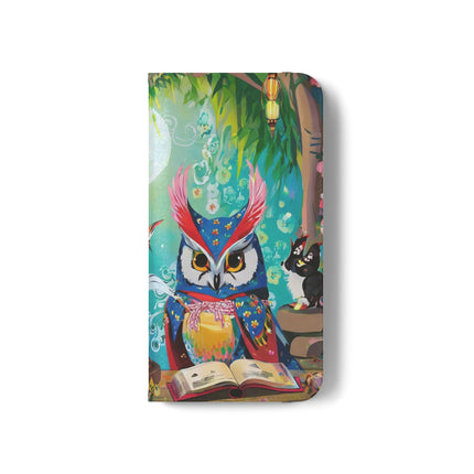 🦉✨ Owl's Magical Workshop Flip Case – Enchanted Wisdom & Arcane Wonder
