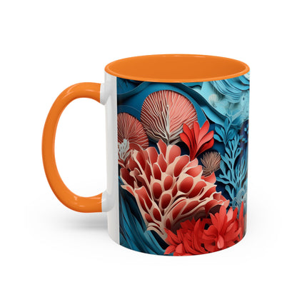 Enchanting Underwater Scene Colorful Mugs (11oz, 15oz)