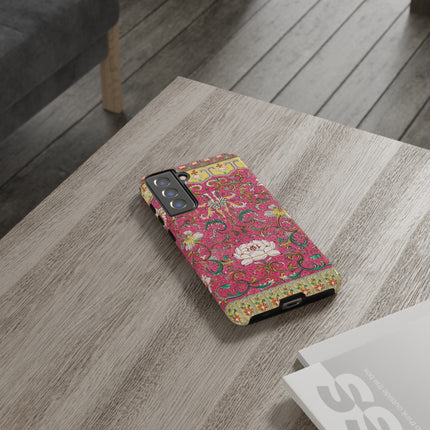 Pink Floral Pattern by Owen Jones Phone Cases