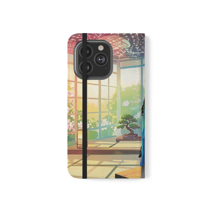 🎧🦜 Parrot DJ Flip Case – Neon Beats & Cyber Groove