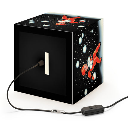 Festive Snowball Light Cube Lamp