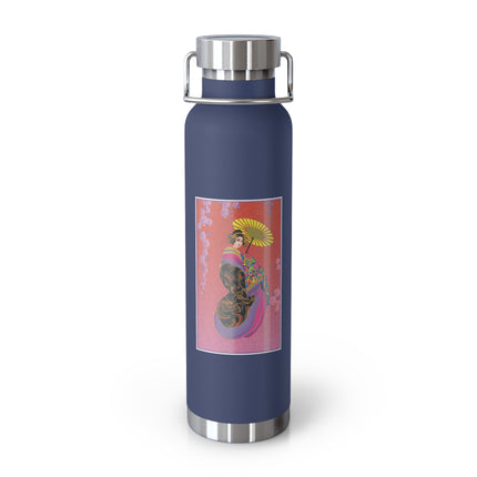 Enchanting Geisha Copper Vacuum Insulated Bottle, 22oz