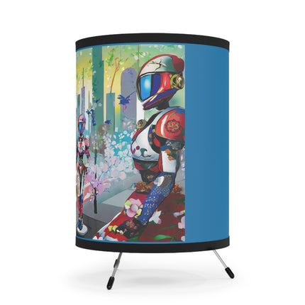 High Fashion Cyberpunk CIA Robots Tripod Lamp